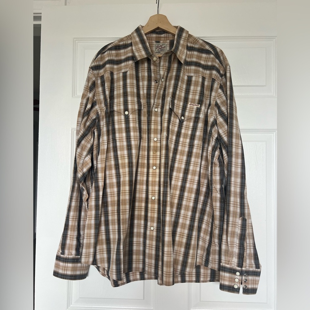 Lucky brand Plaid Button-Up Shirt XXL
